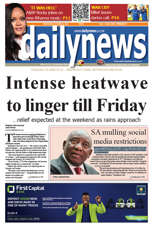 Wednesday 21 October 2026